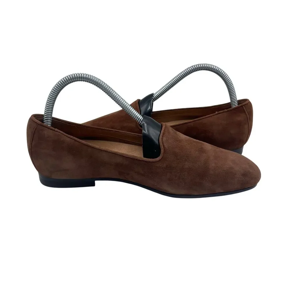 Vionic Willa II Slip On Flats Suede Brown Comfort Casual Womens 7.5